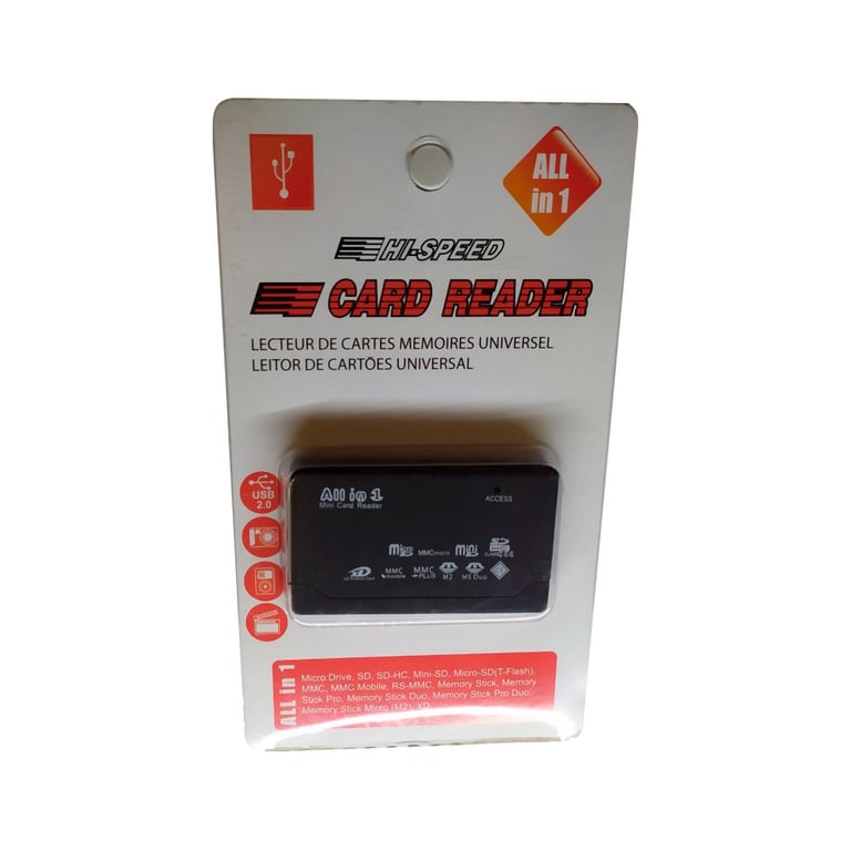 Зчитувач флеш-карт Atcom TD2031 USB 2.0 ALL IN 1 - (Memory Stick (MS) , Secure Digit (10731) - фото 4