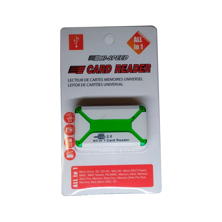 Зчитувач флеш-карт Atcom TD2070 USB 2.0 ALL IN 1 - (Memory Stick (MS) , Secure Digit (10770) - фото 4