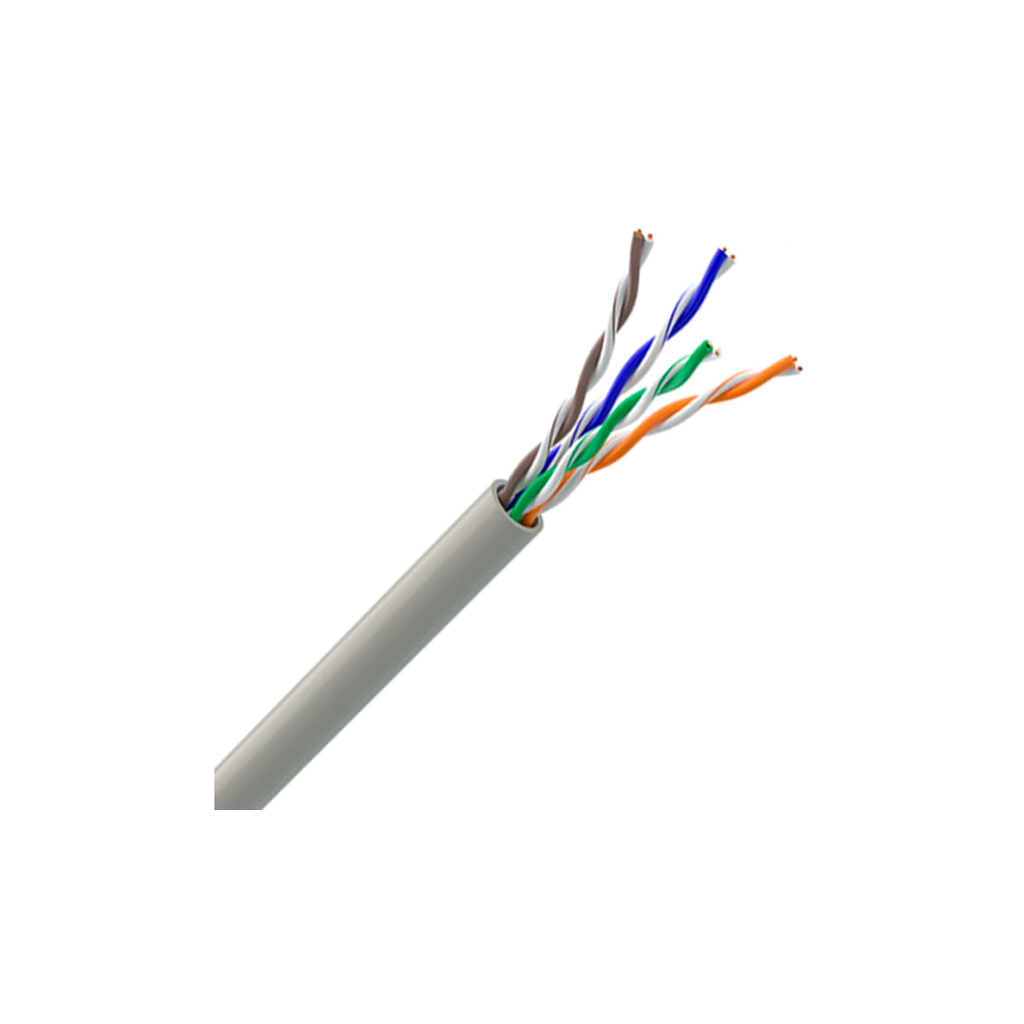 Кабель мережевий OK-Net UTP cat.5e 305м (U/UTP-cat.5Е-SL) (КПВ-ВП (100) 4х2х0,46) - фото 1 Кабель мережевий OK-Net UTP cat.5e 305м (U/UTP-cat.5Е-SL) (КПВ-ВП (100) 4х2х0,46) - фото 1