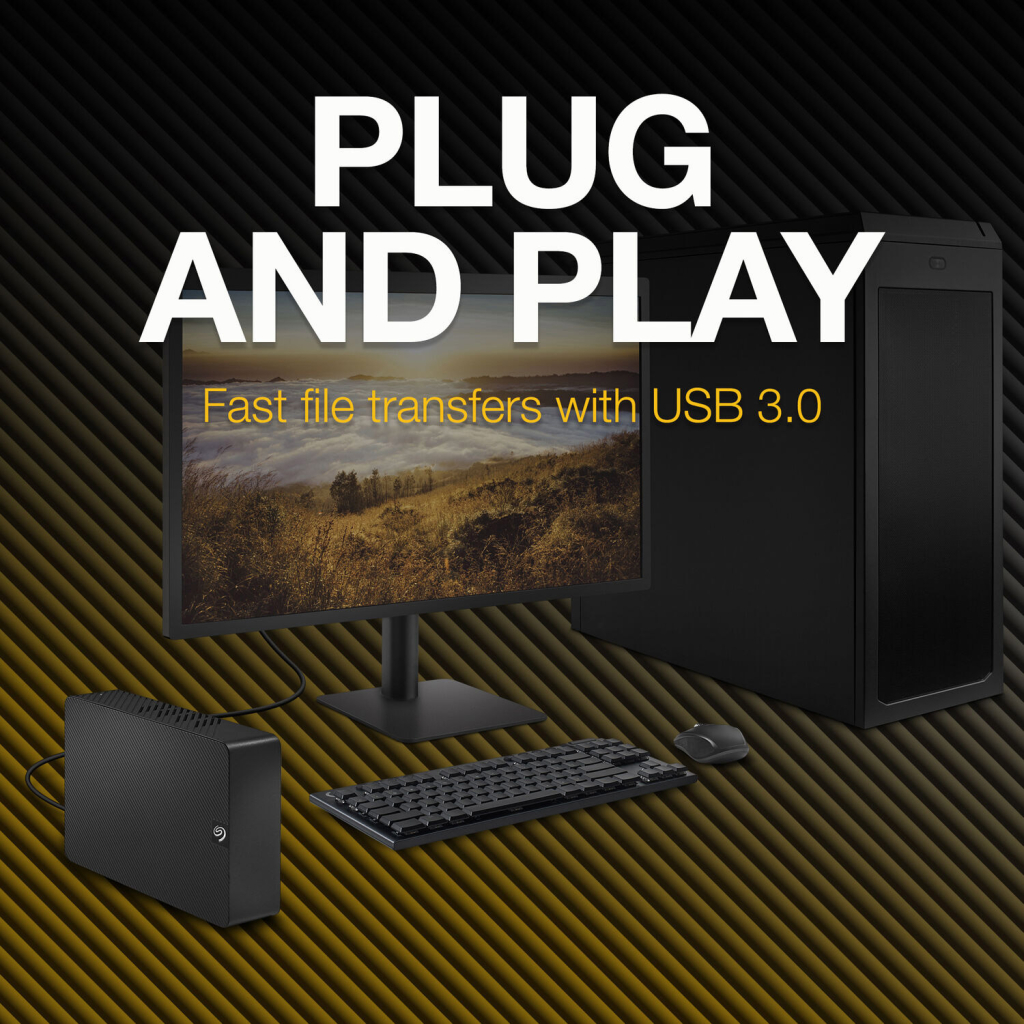 Зовнішній жорсткий диск 3.5" 8TB Expansion Desktop Seagate (STKP8000400) - фото 9 Зовнішній жорсткий диск 3.5" 8TB Expansion Desktop Seagate (STKP8000400) - фото 9