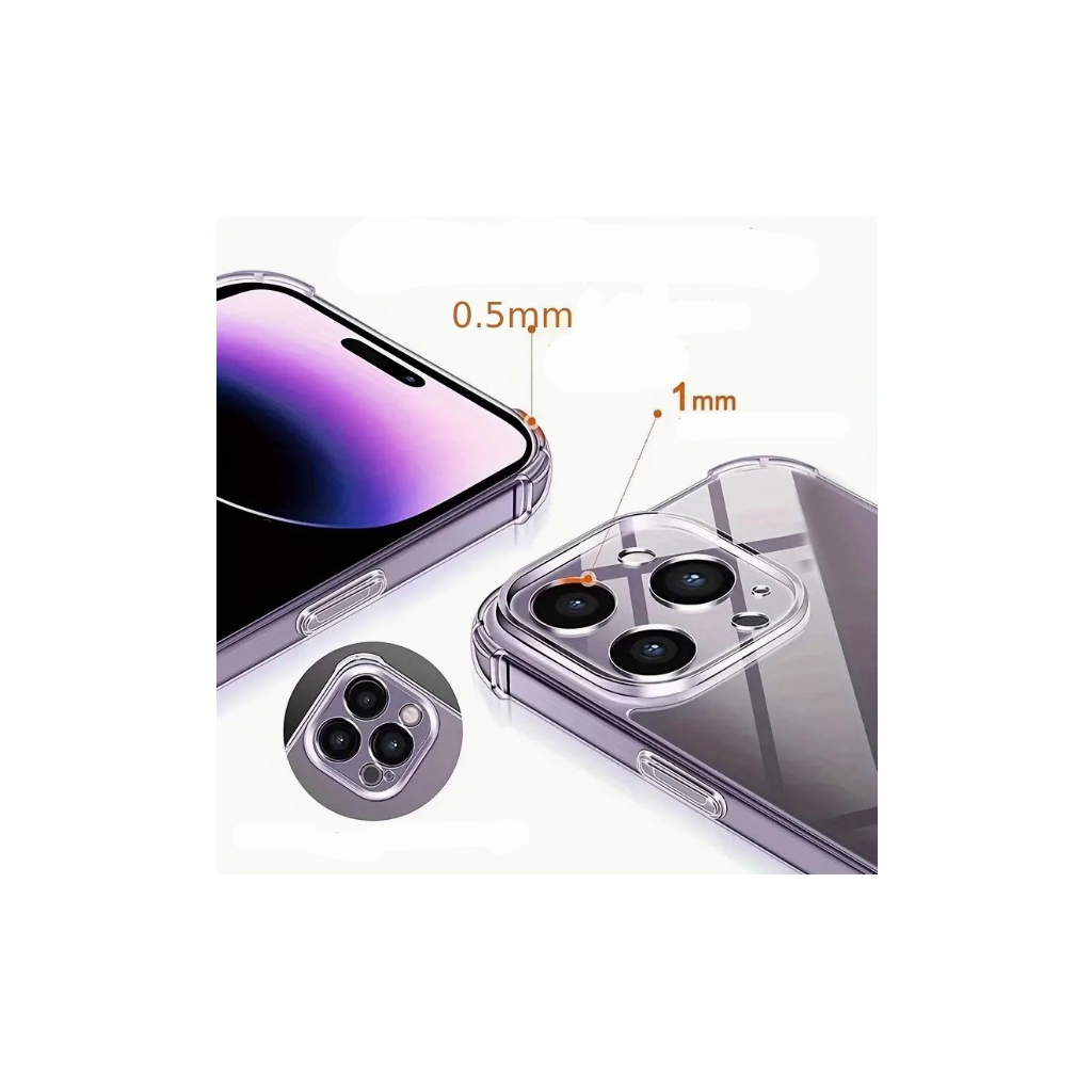 Чохол до мобільного телефона BeCover Anti-Shock Apple iPhone 13 Pro Clear (706981) - фото 2 Чохол до мобільного телефона BeCover Anti-Shock Apple iPhone 13 Pro Clear (706981) - фото 2