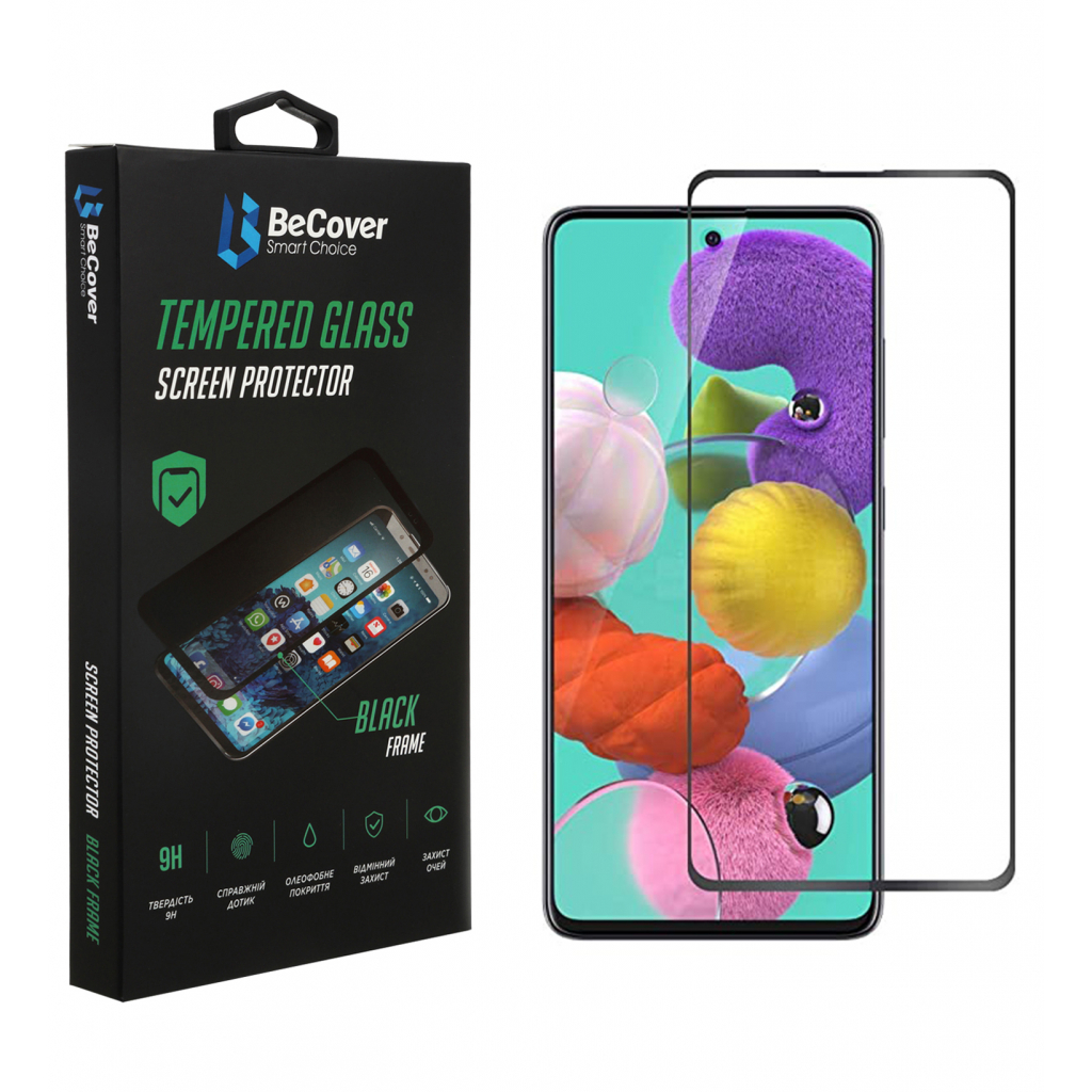 Скло захисне BeCover Samsung Galaxy M52 SM-M526 Black (706905) - головне фото