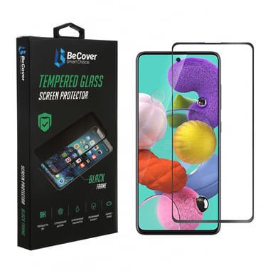Скло захисне BeCover Samsung Galaxy M52 SM-M526 Black (706905) - фото 1