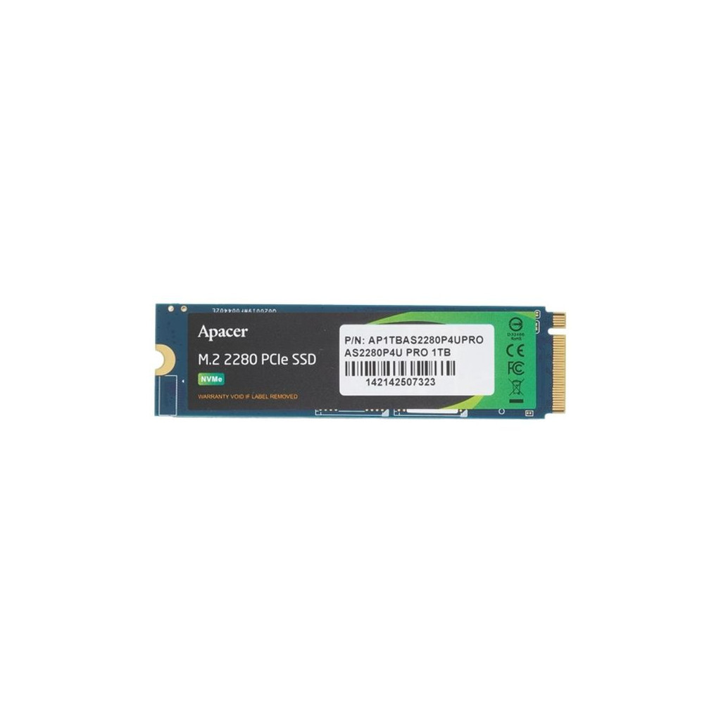 Накопичувач SSD M.2 2280 1TB Apacer (AP1TBAS2280P4UPRO-1) - фото 1 Накопичувач SSD M.2 2280 1TB Apacer (AP1TBAS2280P4UPRO-1) - фото 1