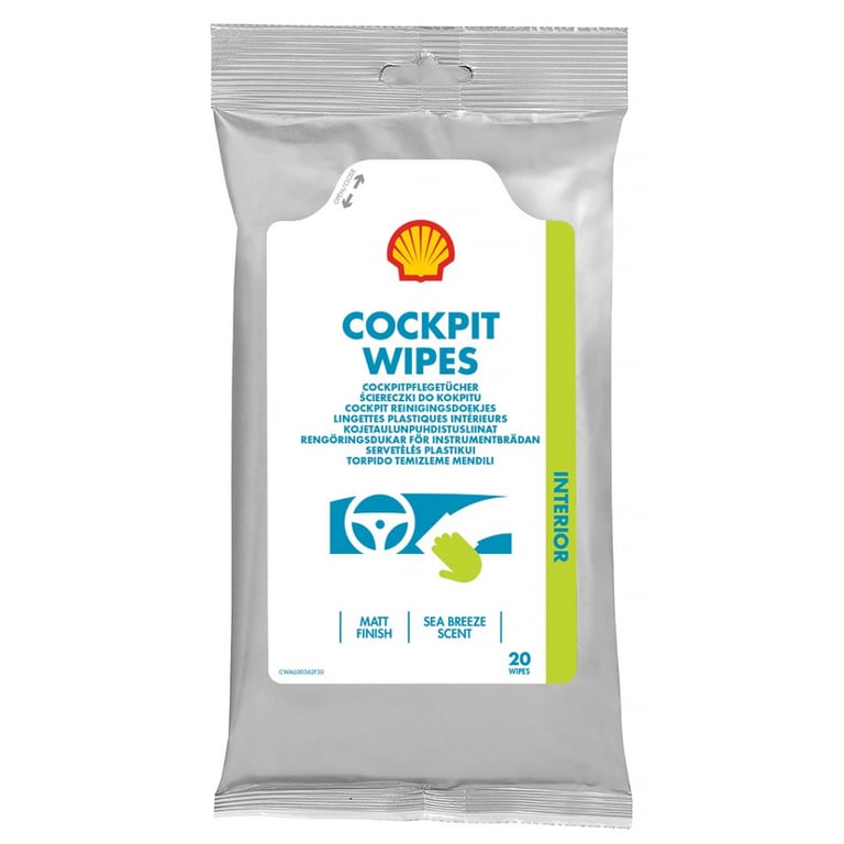 Автомобільна серветка Shell Cockpit Wipes (73206) - фото 1