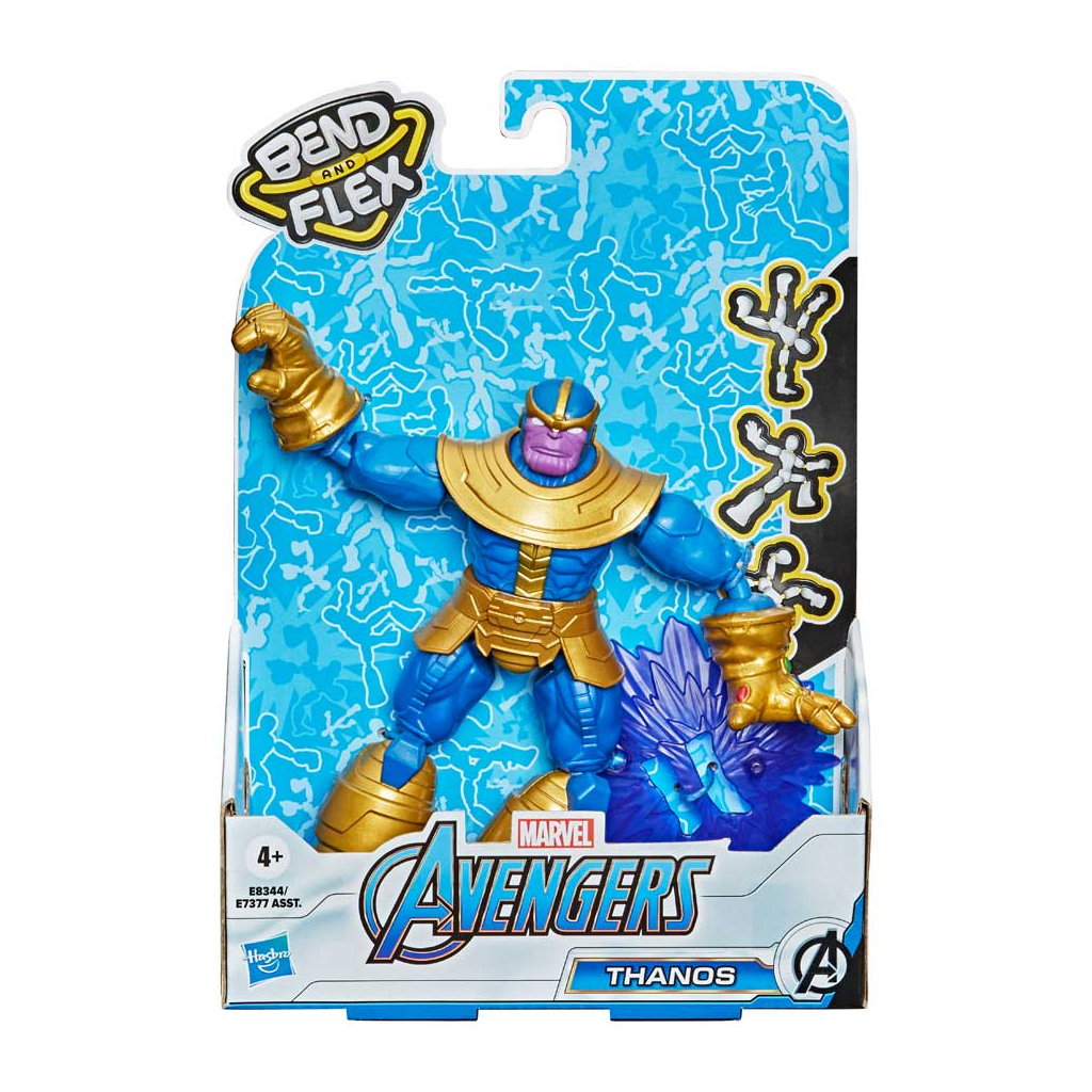 Фігурка для геймерів Hasbro Avengers Bend and flex Месники Танос (E7377_E8344) - фото 2 Фігурка для геймерів Hasbro Avengers Bend and flex Месники Танос (E7377_E8344) - фото 2