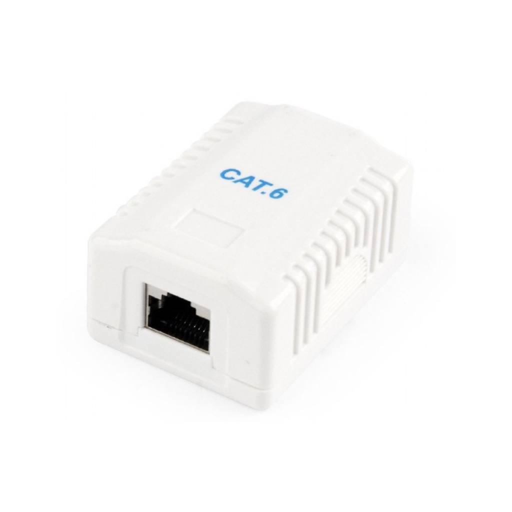 Комп'ютерна розетка Cablexpert RJ45x1 FTP, cat.6 (NCAC-1F6-01) - фото 1 Комп'ютерна розетка Cablexpert RJ45x1 FTP, cat.6 (NCAC-1F6-01) - фото 1
