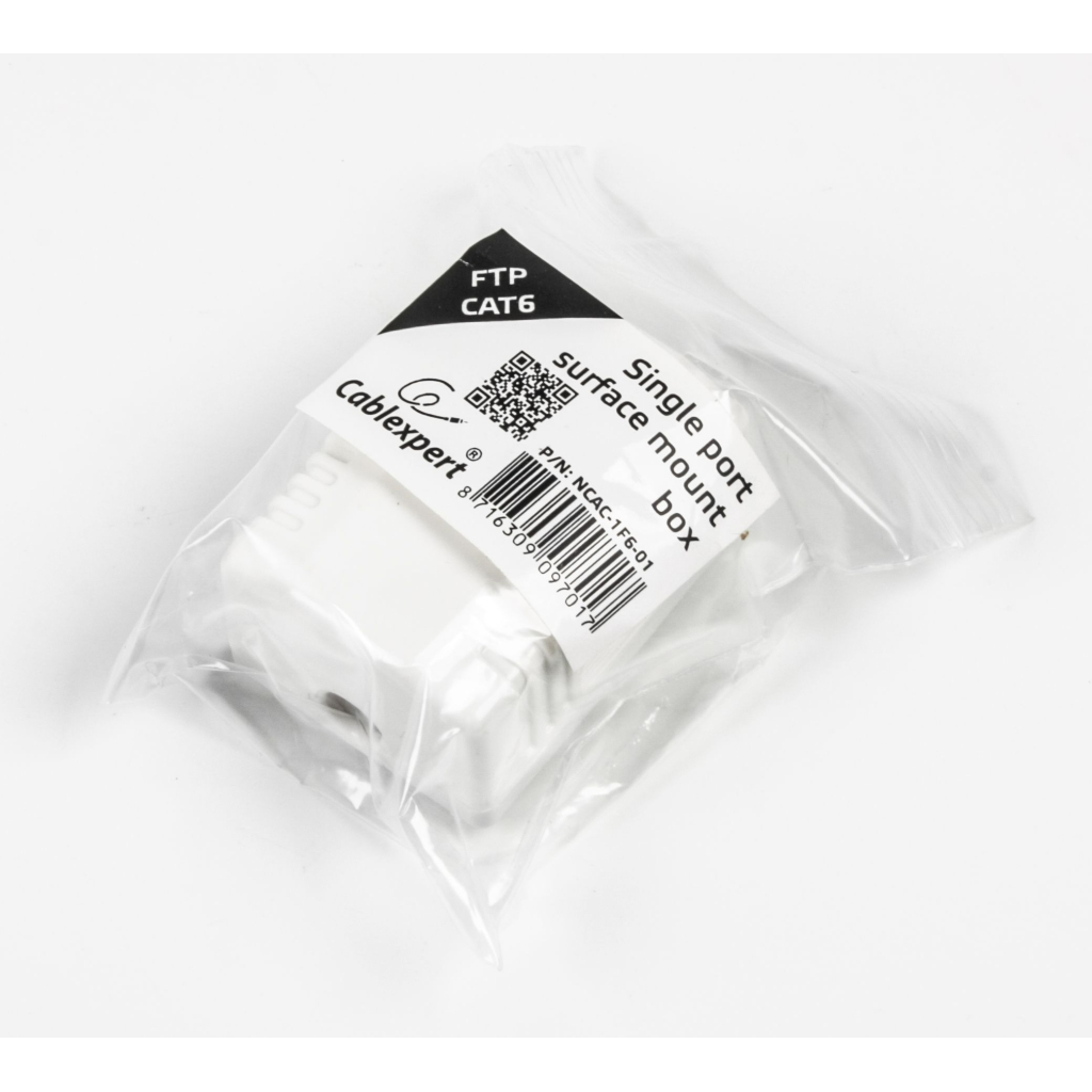 Комп'ютерна розетка Cablexpert RJ45x1 FTP, cat.6 (NCAC-1F6-01) - фото 2 Комп'ютерна розетка Cablexpert RJ45x1 FTP, cat.6 (NCAC-1F6-01) - фото 2