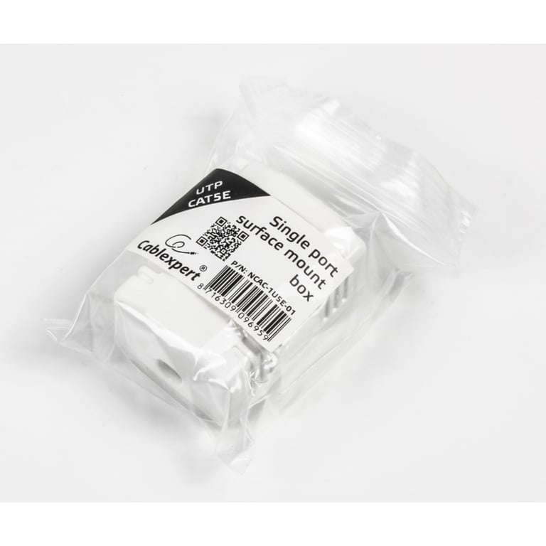 Комп'ютерна розетка Cablexpert RJ45x1 UTP, cat.5e (NCAC-1U5E-01) - фото 3