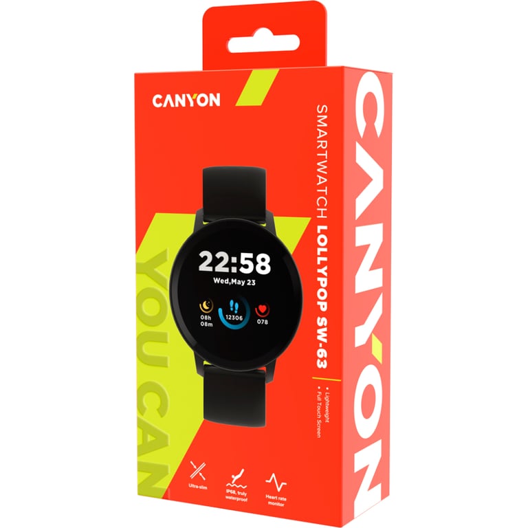 Смарт-годинник Canyon CNS-SW63BB Lollypop (CNS-SW63BB) - фото 7