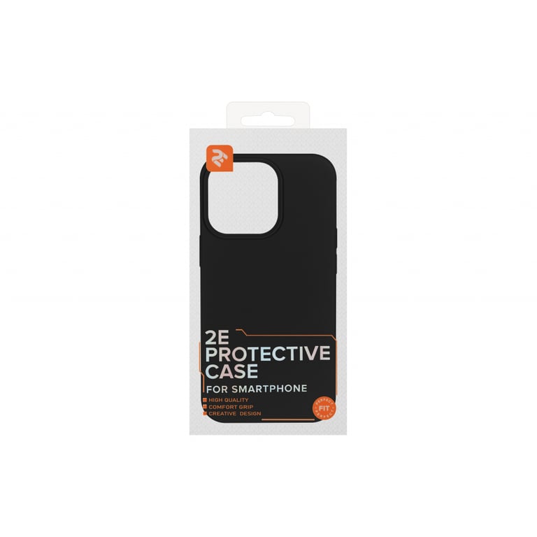 Чохол до мобільного телефона 2E Basic Apple iPhone 13 Pro Liquid Silicone Black (2E-IPH-13PR-OCLS-BK) - фото 2