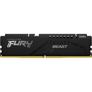 Модуль пам'яті для комп'ютера DDR5 16GB 5600 MHz Beast Black Kingston Fury (ex.HyperX) (KF556C40BB-16) - фото 1