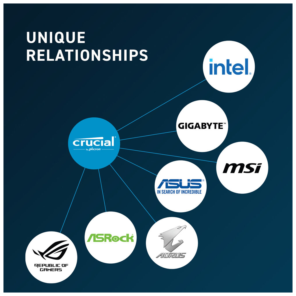 Модуль пам'яті для комп'ютера DDR5 32GB 4800 MHz Micron (CT32G48C40U5) - фото 4 Модуль пам'яті для комп'ютера DDR5 32GB 4800 MHz Micron (CT32G48C40U5) - фото 4