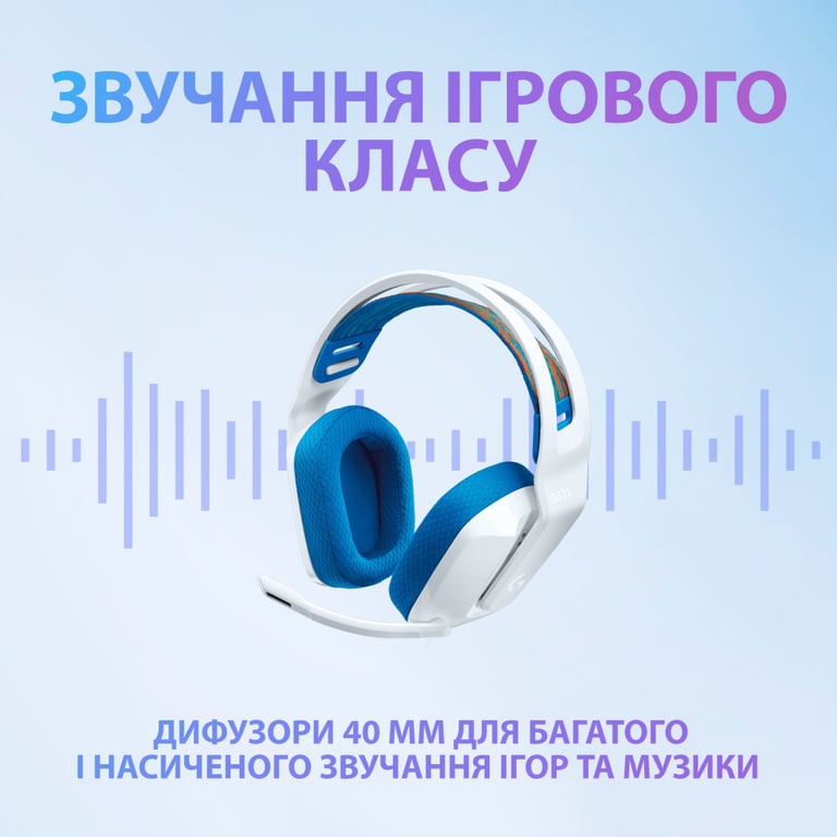 Навушники Logitech G335 Wired Gaming White (981-001018) - фото 10
