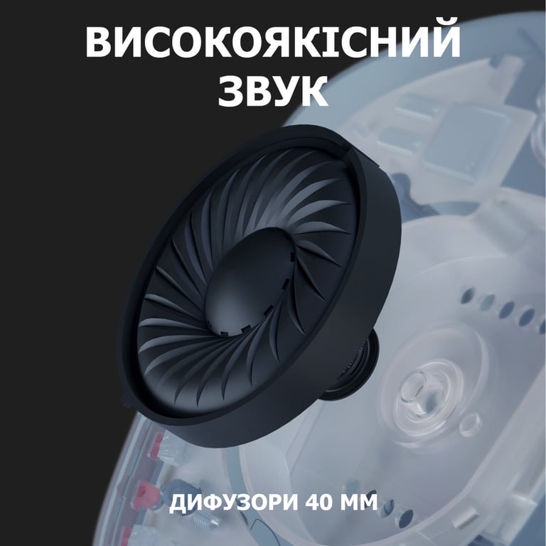 Навушники Logitech G435 Lightspeed Wireless Gaming Headset Blue (981-001062) - фото 4