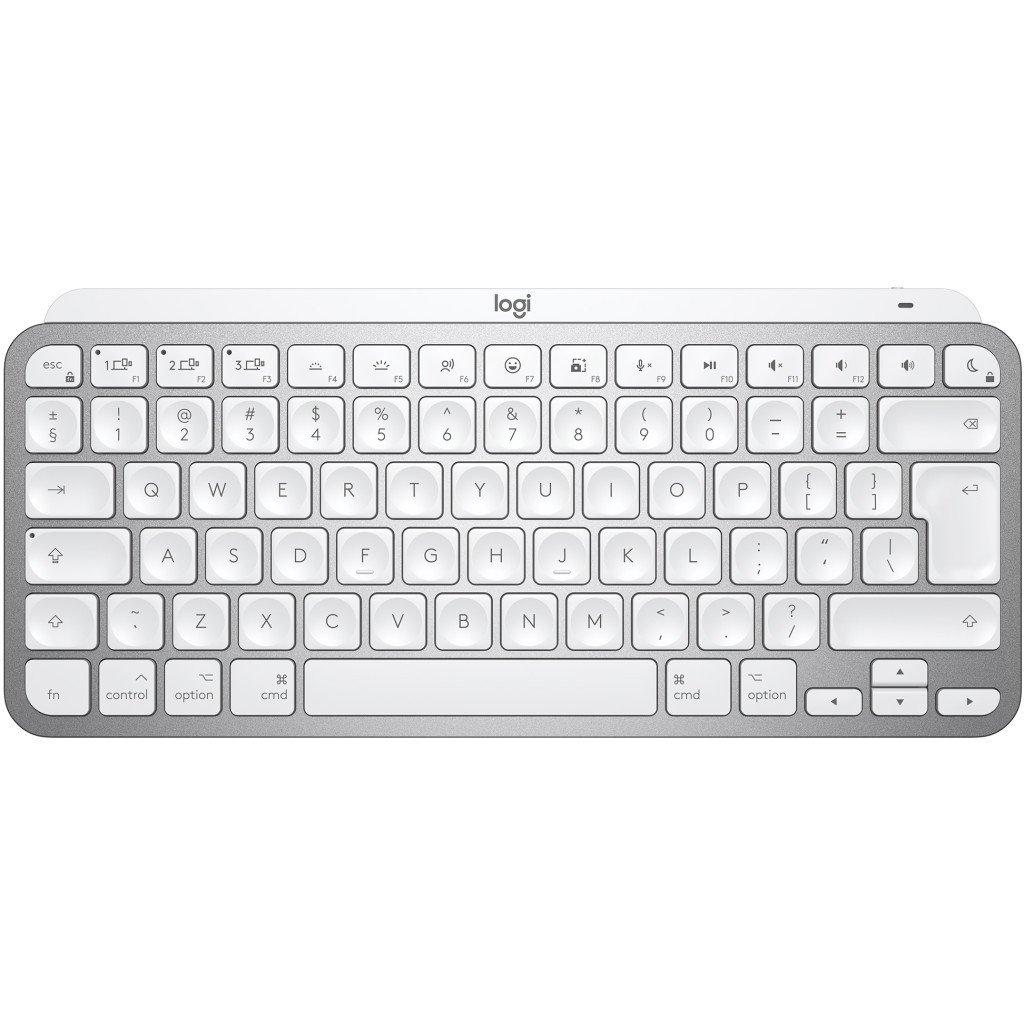 Клавіатура Logitech MX Keys Mini For Mac Wireless Illuminated UA Pale Grey (920-010526)