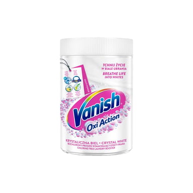 Засіб для видалення плям Vanish Oxi Action Кришталева білизна 625 г (5900627081756/5997321747804) - фото 1