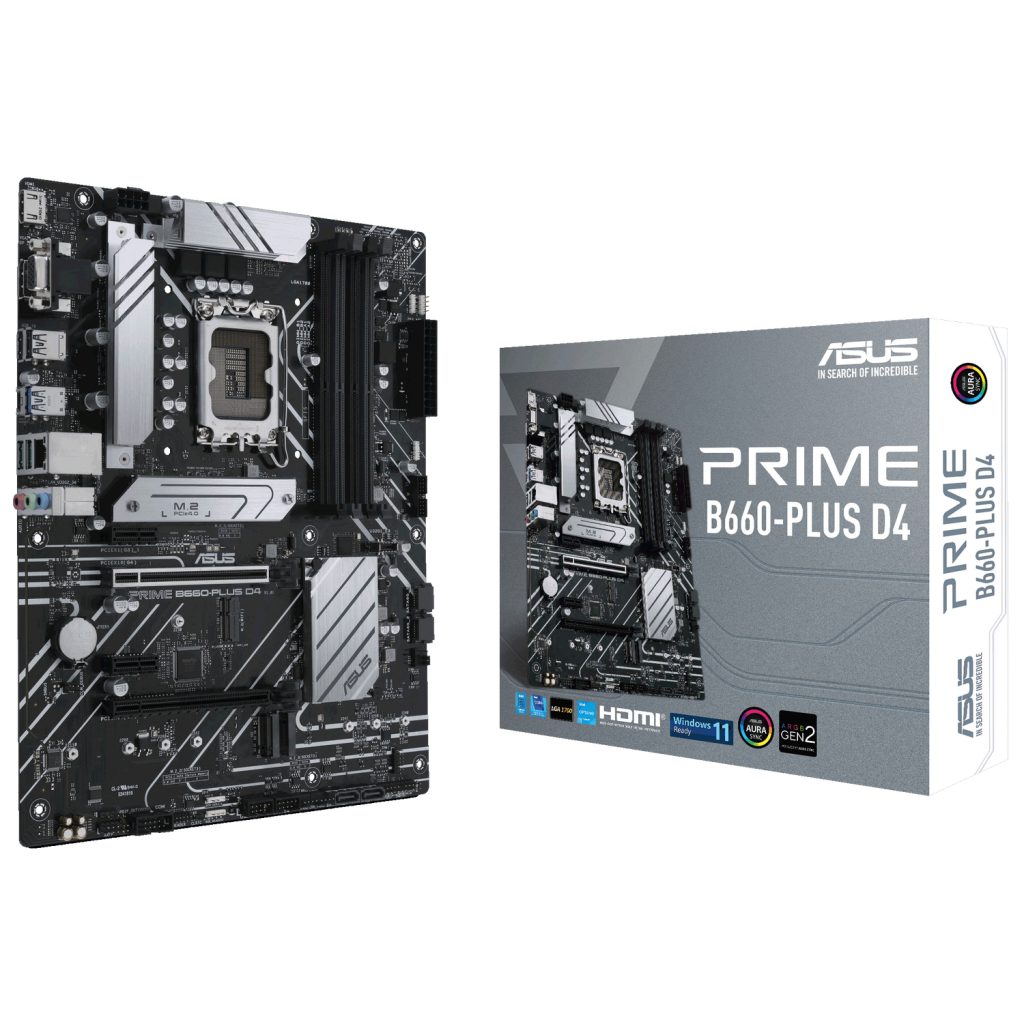 Материнська плата ASUS PRIME B660-PLUS D4 - фото 2 Материнська плата ASUS PRIME B660-PLUS D4 - фото 2