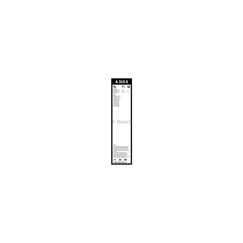 Щітка склоочисника Bosch 3397014315 (3 397 014 315) - фото 5 Щітка склоочисника Bosch 3397014315 (3 397 014 315) - фото 5