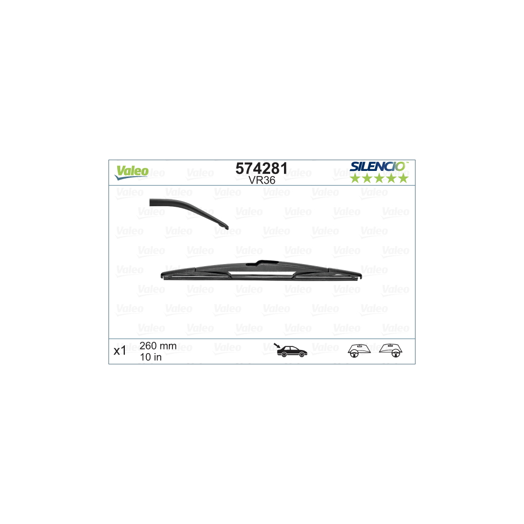 Щітка склоочисника Valeo 574281 - фото 1