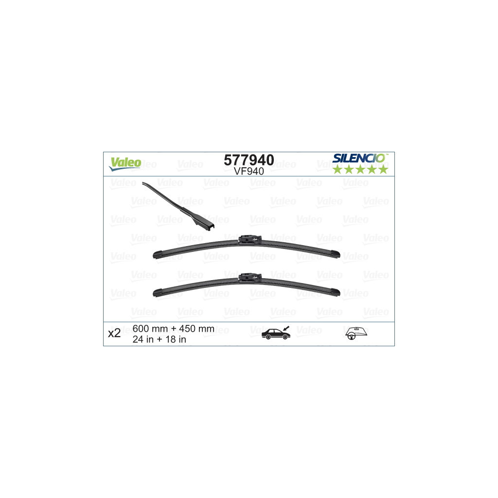 Щітка склоочисника Valeo 577940 - фото 1