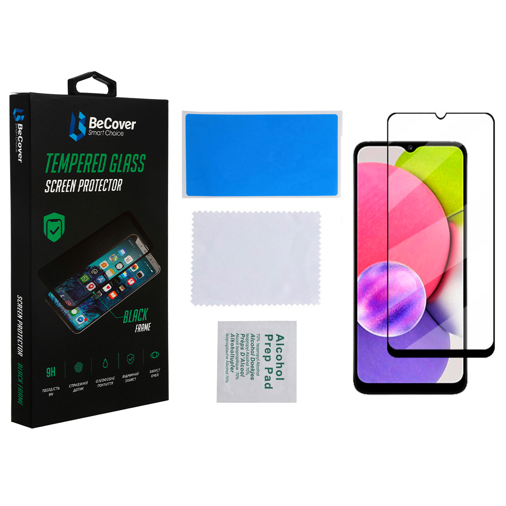 Скло захисне BeCover Samsung Galaxy A03 Core SM-A032/ A03 SM-A035 Black (707102) - фото 4 Скло захисне BeCover Samsung Galaxy A03 Core SM-A032/ A03 SM-A035 Black (707102) - фото 4