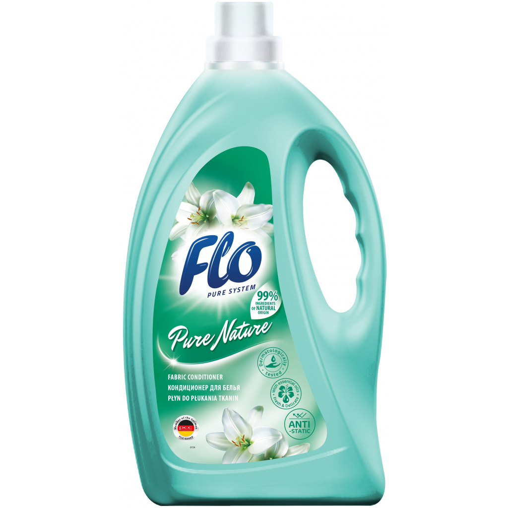 Кондиціонер для білизни Flo Pure Nature 2 л (5900948242836) - фото 1 Кондиціонер для білизни Flo Pure Nature 2 л (5900948242836) - фото 1
