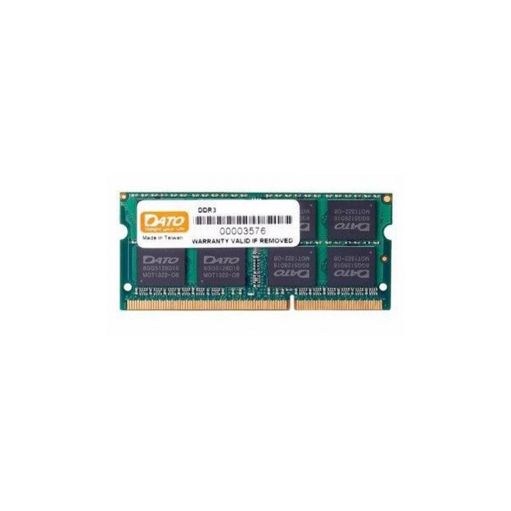 Модуль пам%27яті для ноутбука SoDIMM DDR3L 8GB 1600 Mhz Dato (DT8G3DSDLD16) - головне фото