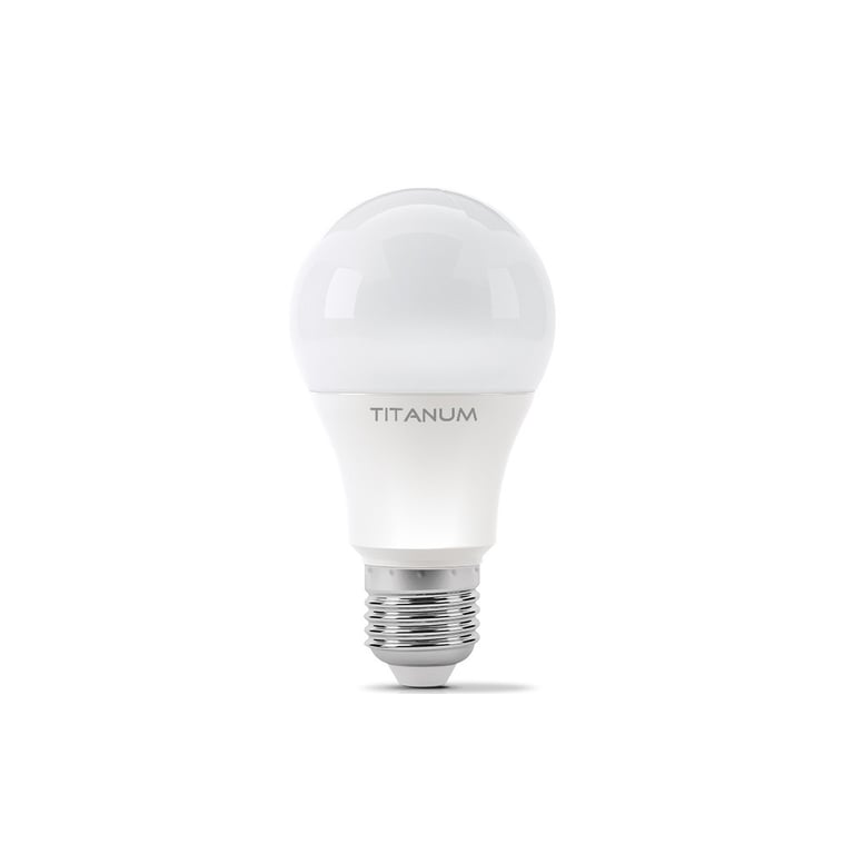 Лампочка TITANUM LED A60 12V 10W E27 4100K (TLA6010274-12V) - фото 1