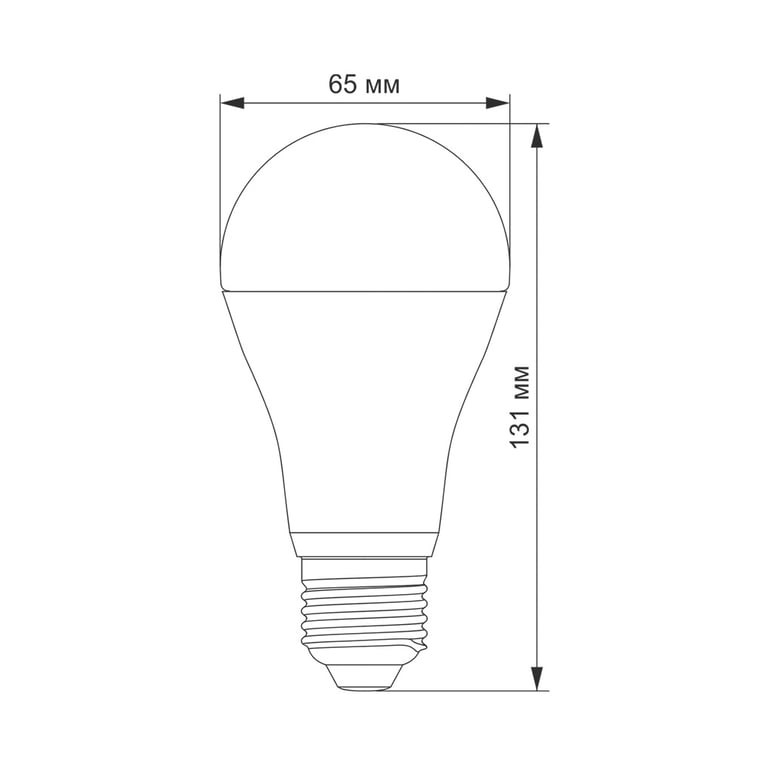 Лампочка TITANUM LED A65e 20W E27 4100K (VL-A65e-20274) - фото 2