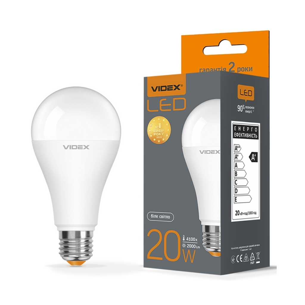 Лампочка TITANUM LED A65e 20W E27 4100K (VL-A65e-20274) - фото 3 Лампочка TITANUM LED A65e 20W E27 4100K (VL-A65e-20274) - фото 3