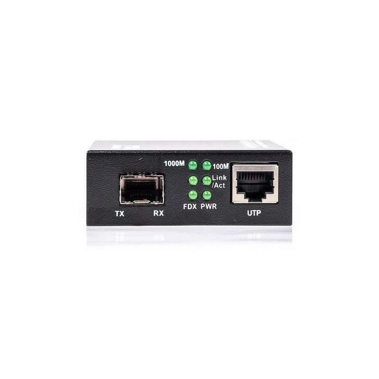 Медіаконвертер RCI 1G, SFP slot, RJ45, standart size metal case (RCI300S-G) - фото 2