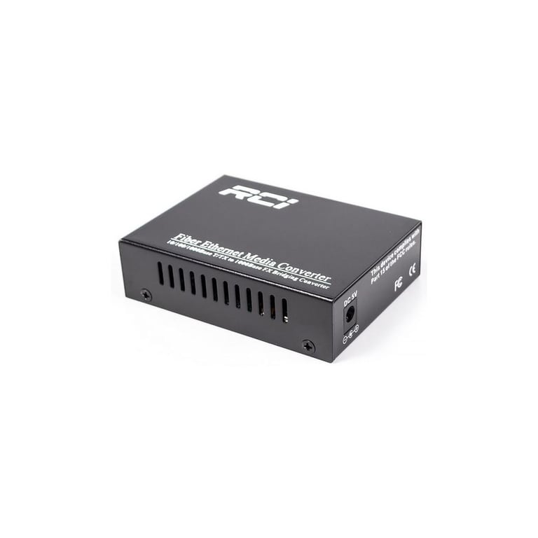 Медіаконвертер RCI 1G, SFP slot, RJ45, standart size metal case (RCI300S-G) - фото 3