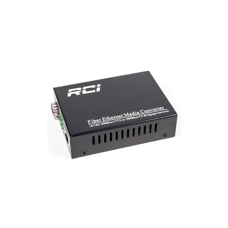 Медіаконвертер RCI 1G, SFP slot, RJ45, standart size metal case (RCI300S-G) - фото 4