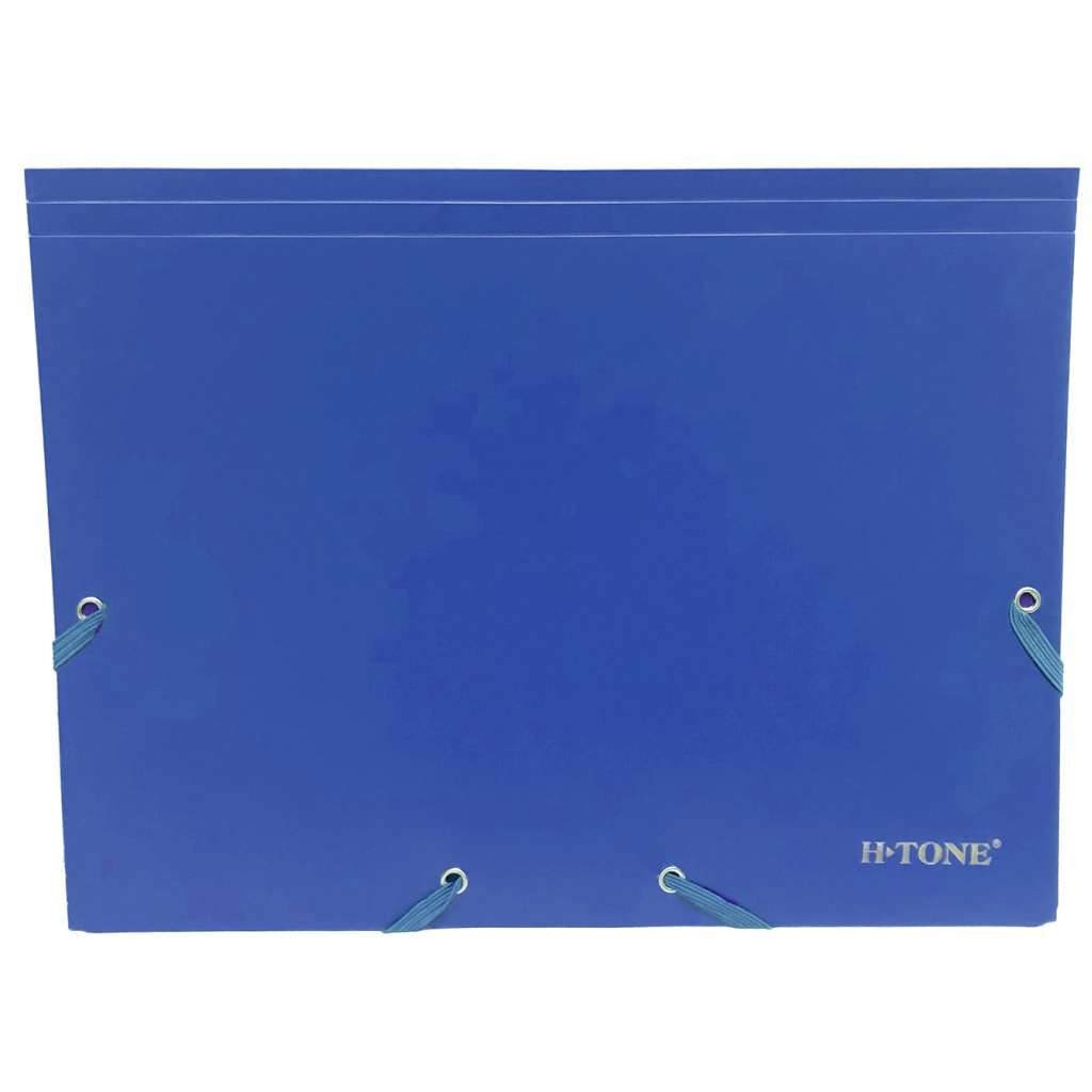 Папка на резинках H-Tone А4, синя (FOLD-HT-JJ40941-BL) Папка на резинках H-Tone А4, синя (FOLD-HT-JJ40941-BL)