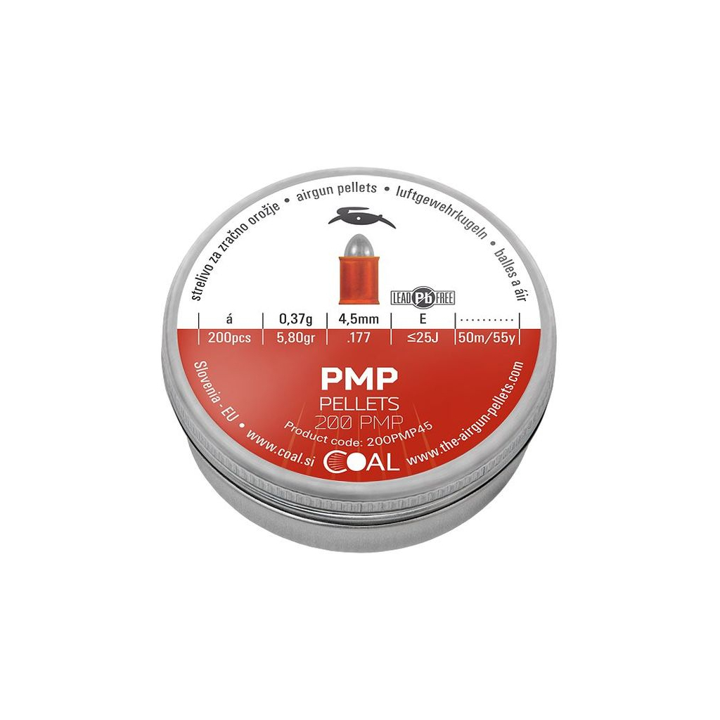Пульки Coal PMP 4,5 мм 200 шт/уп (200PMP45) - фото 1