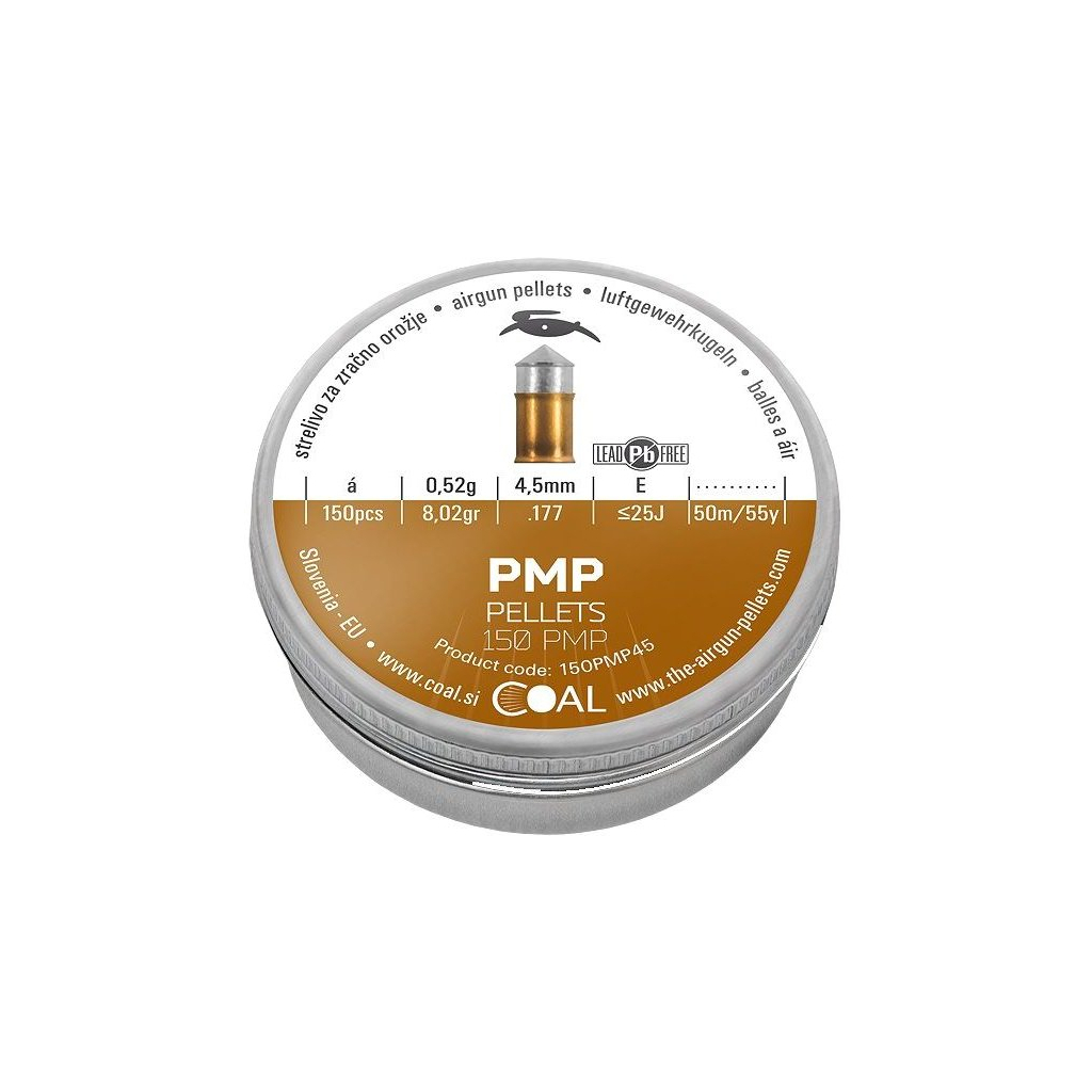 Пульки Coal PMP 4,5 мм 150 шт/уп (150PMP45) - фото 1