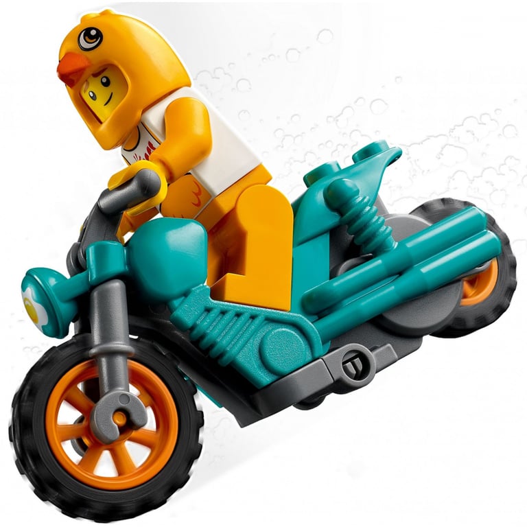 Конструктор LEGO City Stuntz Трюковий мотоцикл з курчатою 10 деталей (60310) - фото 3