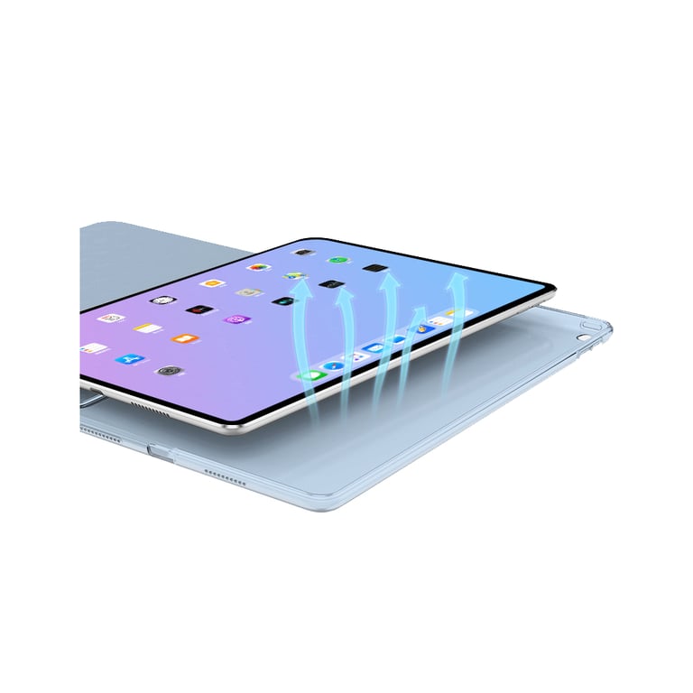 Чохол до планшета BeCover Tri Fold Hard Apple iPad mini 6 2021 Light Blue (706856) - фото 3