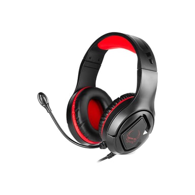 Навушники REAL-EL GDX-7590 Black-Red - фото 1