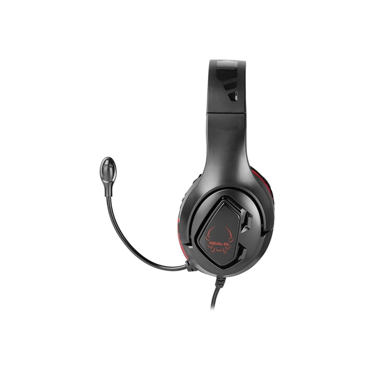 Навушники REAL-EL GDX-7590 Black-Red - фото 6