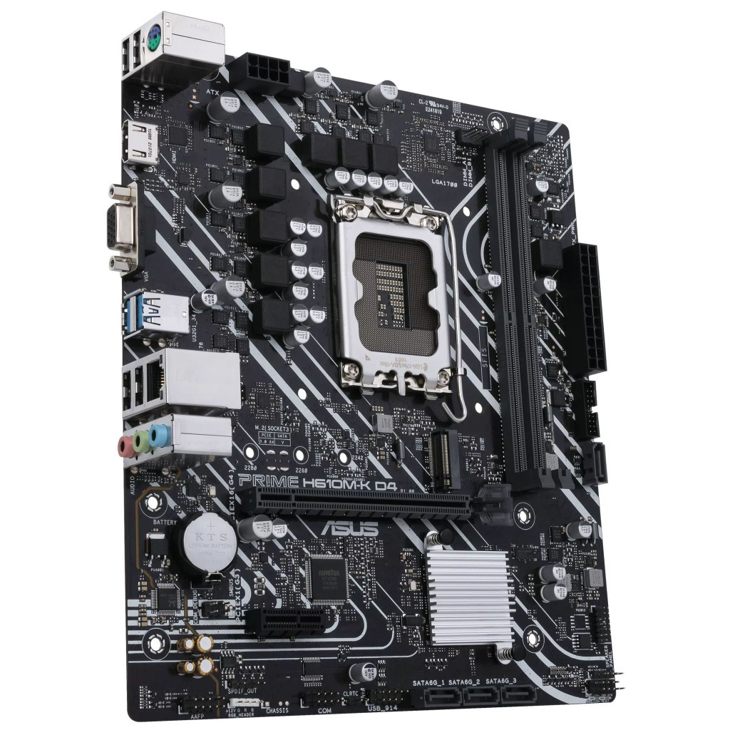Материнська плата ASUS PRIME H610M-K D4 - фото 4 Материнська плата ASUS PRIME H610M-K D4 - фото 4