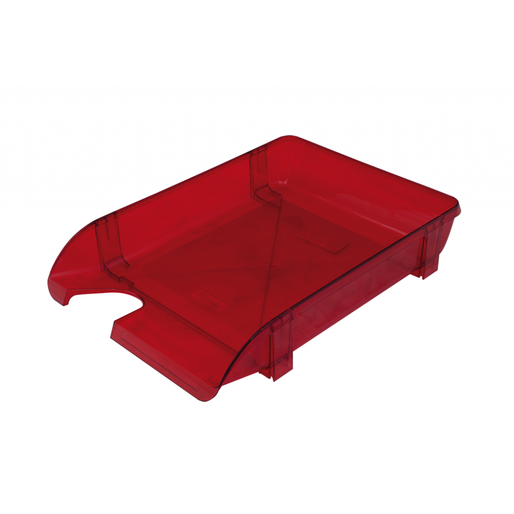 Лоток для паперів Арника горизонтальний, пластиковий, червоний (80504) Лоток для паперів Арника горизонтальний, пластиковий, червоний (80504)