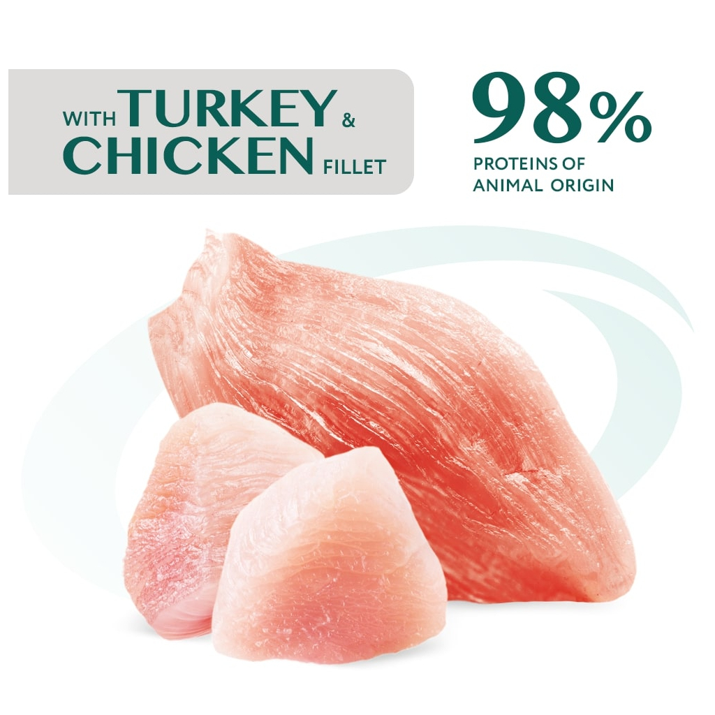 Вологий корм для кішок Optimeal для стерилізованих з індичкою і курячим філе в соусі 85 г (4820083906015) - фото 2 Вологий корм для кішок Optimeal для стерилізованих з індичкою і курячим філе в соусі 85 г (4820083906015) - фото 2