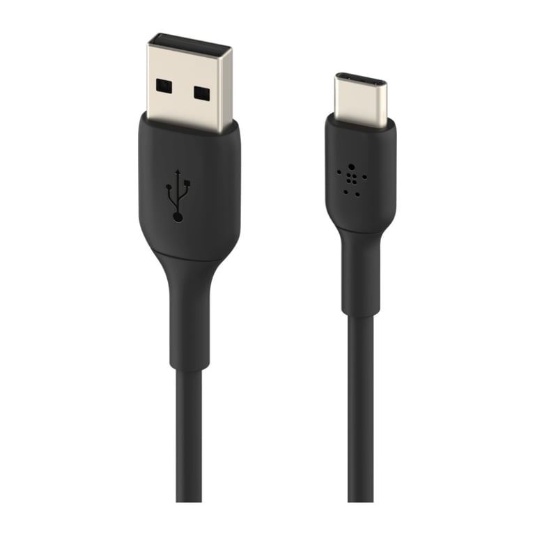 Дата кабель USB 2.0 AM to USB-C 1.0m PVC black Belkin (CAB001BT1MBK) - фото 2