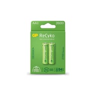 Акумулятор Gp AA R6 ReCyko battery 2600mAh AA (2700Series, 2 battery pack) (270ААHCE-EB2(Recyko) / 4891199186370) - фото 1