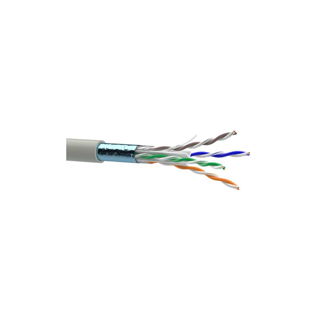 Кабель мережевий OK-Net FTP 305м, cat.6, малодимний (F/UTP-cat.6 LSOH) (КПВонг-HFЭ-ВП (250) 4*2*0,54) - фото 1 Кабель мережевий OK-Net FTP 305м, cat.6, малодимний (F/UTP-cat.6 LSOH) (КПВонг-HFЭ-ВП (250) 4*2*0,54) - фото 1