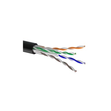 Кабель мережевий OK-Net UTP cat.5e 305м зовнішній (U/UTP-cat.5Е) (КПП-ВП (250) 4*2*0,57) - фото 1