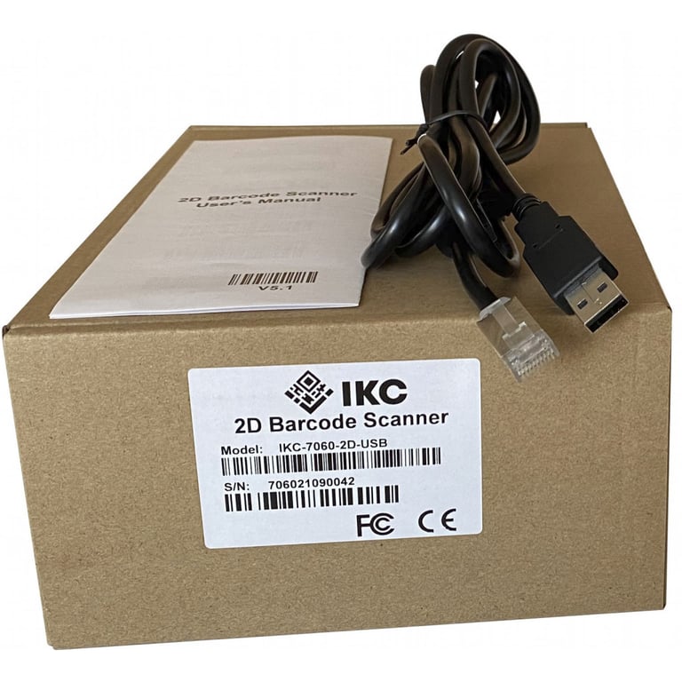 Сканер штрих-коду ІКС 7060/2D USB, BLACK (IKC-7060-2D-USB) - фото 5