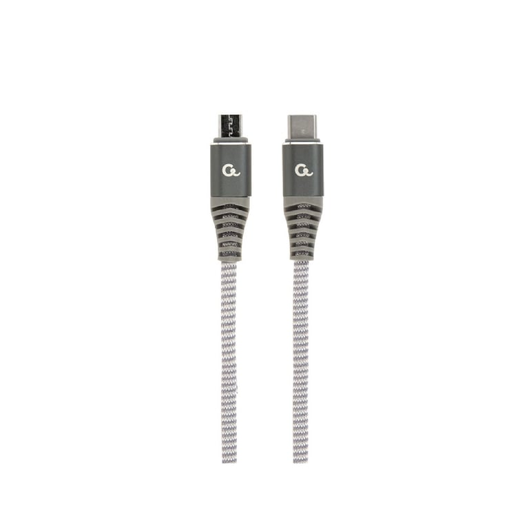Дата кабель USB 2.0 Micro USB to USB-C 1.5m Cablexpert (CC-USB2B-CMMBM-1.5M) - фото 1